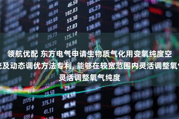 领航优配 东方电气申请生物质气化用变氧纯度空分系统及动态调优方法专利, 能够在较宽范围内灵活调整氧气纯度